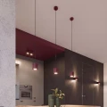 Plafon ORBIS 2 burgund SL.2097 SOLLUX