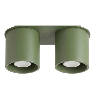 Plafon ORBIS 2 zielona oliwka SL.2103 SOLLUX