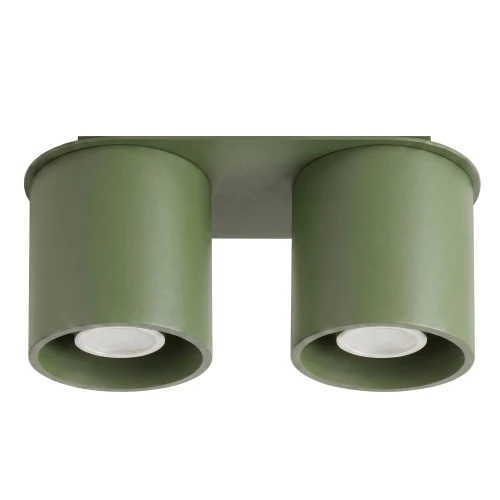 Plafon ORBIS 2 zielona oliwka SL.2103 SOLLUX