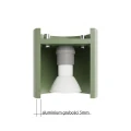 Plafon ORBIS 2 zielona oliwka SL.2103 SOLLUX
