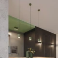 Plafon ORBIS 2 zielona oliwka SL.2103 SOLLUX