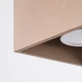 Plafon QUAD 1 taupe SL.2107 SOLLUX