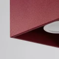 Plafon QUAD 1 burgund SL.2111 SOLLUX