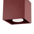 Plafon QUAD 1 burgund SL.2111 SOLLUX