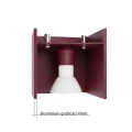 Plafon QUAD 1 burgund SL.2111 SOLLUX