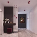 Plafon QUAD 1 burgund SL.2111 SOLLUX