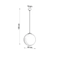 Lampa wisząca UGO 40 taupe SL.2218 SOLLUX