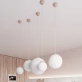 Lampa wisząca UGO 40 taupe SL.2218 SOLLUX