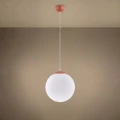 Lampa wisząca UGO 30 ochra czerwona SL.2220 SOLLUX