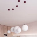 Lampa wisząca UGO 20 burgund SL.2222 SOLLUX