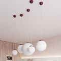 Lampa wisząca UGO 40 burgund SL.2224 SOLLUX