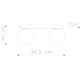 Plafon YOLI 2 ultramaryna SL.2257 SOLLUX