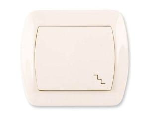 Simon Akord Łącznik schodowy beżowy IP20 AW6/12