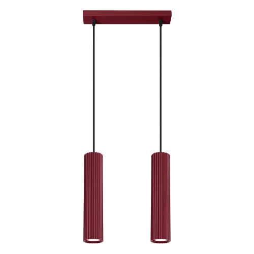 Lampa wisząca KARBON 2 burgund SL.2301 SOLLUX