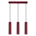 Lampa wisząca KARBON 3L burgund SL.2302 SOLLUX