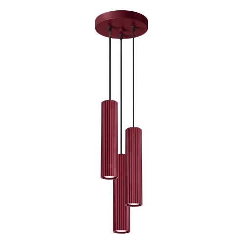 Lampa wisząca KARBON 3P burgund SL.2303 SOLLUX