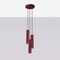 Lampa wisząca KARBON 3P burgund SL.2303 SOLLUX