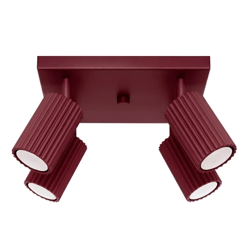 Plafon KARBON 4 burgund SL.2304 SOLLUX