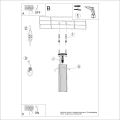 Plafon KARBON 20 ultramaryna SL.2307 SOLLUX