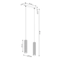 Lampa wisząca KARBON 2 ultramaryna SL.2312 SOLLUX