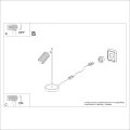 Lampa biurkowa KARBON ultramaryna SL.2327 SOLLUX
