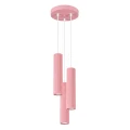 Lampa wisząca KARBON 3P różowa SL.2338 SOLLUX