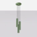 Lampa wisząca KARBON 3P szałwiowa SL.2339 SOLLUX