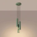 Lampa wisząca KARBON 3P szałwiowa SL.2339 SOLLUX