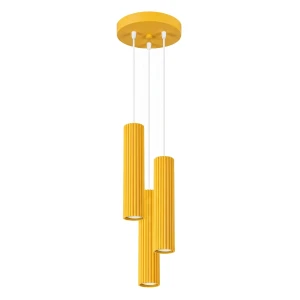 Lampa wisząca KARBON 3P żółta SL.2340 SOLLUX