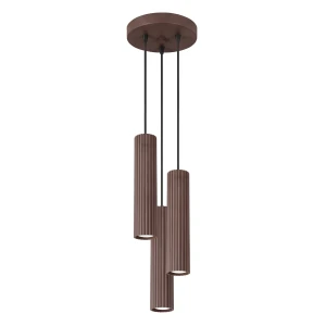 Lampa wisząca KARBON 3P brązowa SL.2342 SOLLUX