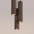 Lampa wisząca KARBON 3P brązowa SL.2342 SOLLUX