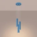 Lampa wisząca KARBON 3P błękitna SL.2343 SOLLUX