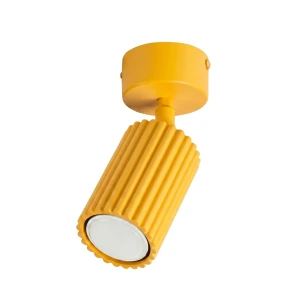 Plafon KARBON 1 żółty SL.2357 SOLLUX