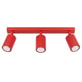 Plafon KARBON 3L czerwony SL.2366 SOLLUX