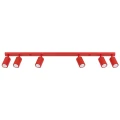 Plafon KARBON 6L czerwony SL.2369 SOLLUX