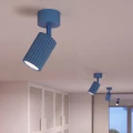 Plafon KARBON 1 błękitny SL.2378 SOLLUX