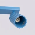 Plafon KARBON 6L błękitny SL.2383 SOLLUX