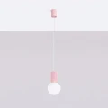 Lampa wisząca HALO 1 różowa SL.2387 SOLLUX