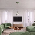 Lampa wisząca HALO 1 szałwiowa SL.2390 SOLLUX