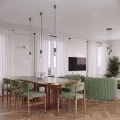 Lampa wisząca HALO 1 szałwiowa SL.2390 SOLLUX
