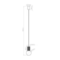 Lampa wisząca HALO 1 żółta SL.2393 SOLLUX