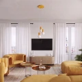Lampa wisząca HALO 1 żółta SL.2393 SOLLUX