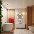 Kinkiet HALO czerwony IP44 SL.2394 SOLLUX