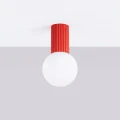 Plafon HALO czerwony IP44 SL.2395 SOLLUX