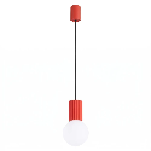 Lampa wisząca HALO 1 czerwona SL.2396 SOLLUX