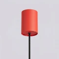 Lampa wisząca HALO 1 czerwona SL.2396 SOLLUX