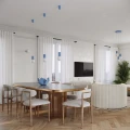 Lampa wisząca HALO 1 błękitna SL.2402 SOLLUX