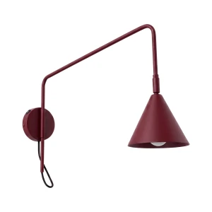 Kinkiet NOX 1 burgund z włącznikiem SL.2498 SOLLUX