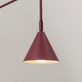 Kinkiet NOX 1 burgund z włącznikiem SL.2498 SOLLUX