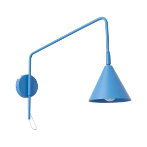 Kinkiet NOX 1 błękitny z włącznikiem SL.2505 SOLLUX
